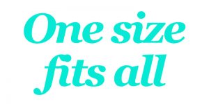 one size fits all