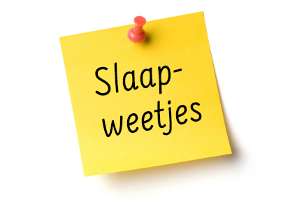 Slaapweetjes