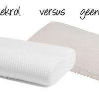 Nekrol hoofdkussens versus hoofdkussen zonder nekrol