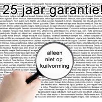 25 jaar garantie maar niet op kuilvorming matras garantie