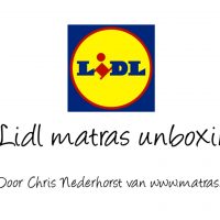 lidl matras unboxing