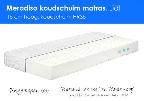 Meradiso matras van de Lidl