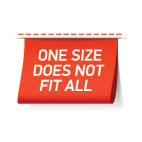 One size fits no one