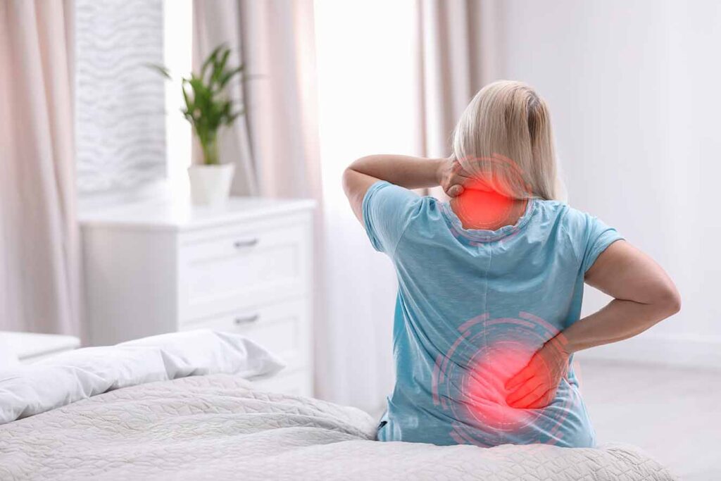 Pijn en stijfheid bij het opstaan door fibromyalgie